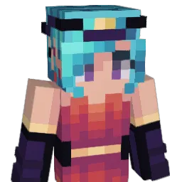 darlingflo Minecraft avatar bust