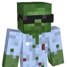 dblxer Minecraft avatar bust
