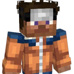 degue Minecraft avatar bust