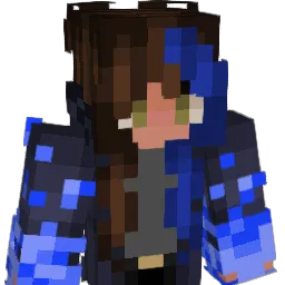denined Minecraft avatar bust