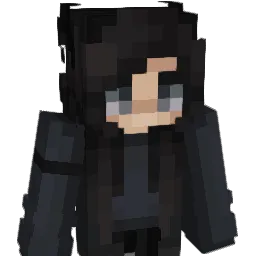 depressioned Minecraft avatar bust