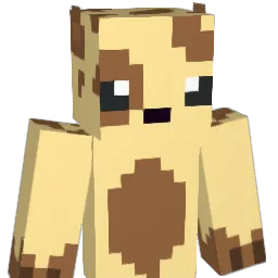 dermitdog Minecraft avatar bust