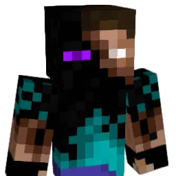 destroyherobrine Minecraft avatar bust