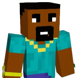 diiverged Minecraft avatar bust