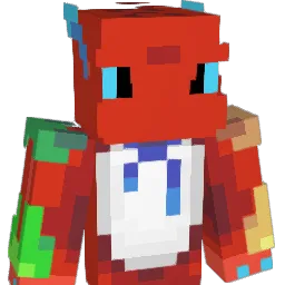 dinoalpha Minecraft avatar bust