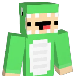 dinomonke Minecraft avatar bust