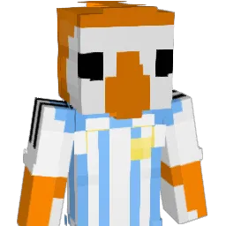 dodopizza Minecraft avatar bust