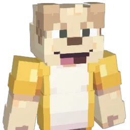 dogbf Minecraft avatar bust