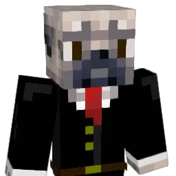 dogbull Minecraft avatar bust