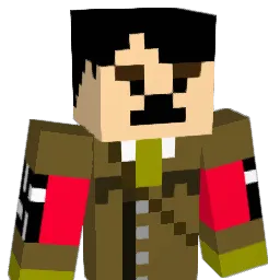 domked Minecraft avatar bust