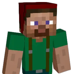 drahtwurm Minecraft avatar bust