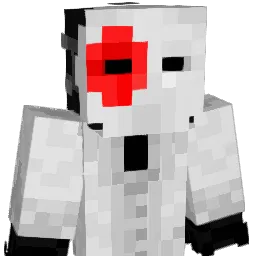 drewn Minecraft avatar bust