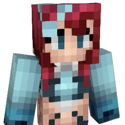 drifted Minecraft avatar bust