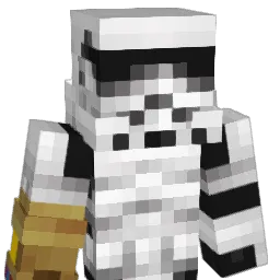 drinkbubly Minecraft avatar bust