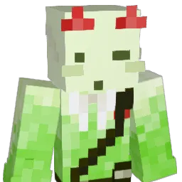 droolfang Minecraft avatar bust