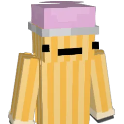 droppedpencil Minecraft avatar bust