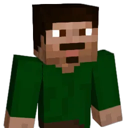 dsyelxic Minecraft avatar bust