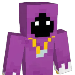 dubed Minecraft avatar bust