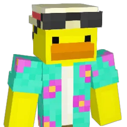 duckquack Minecraft avatar bust