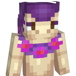 duistervuur Minecraft avatar bust