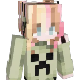 dumkitty Minecraft avatar bust
