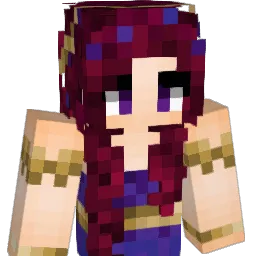 electroathena Minecraft avatar bust