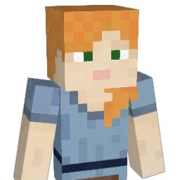 ella998 Minecraft avatar bust