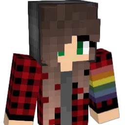 enaiira Minecraft avatar bust