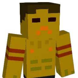 enslavened Minecraft avatar bust