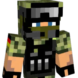 epiquad Minecraft avatar bust