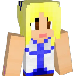 evamin Minecraft avatar bust