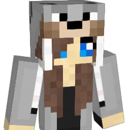 evcat Minecraft avatar bust