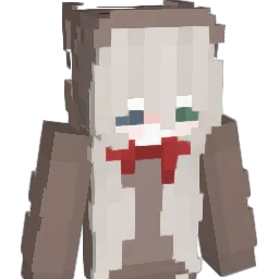 evegeeza Minecraft avatar bust