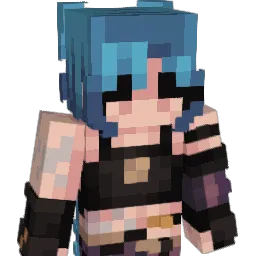 evelocity Minecraft avatar bust