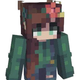 evpink Minecraft avatar bust