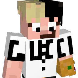evzub Minecraft avatar bust