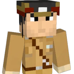 expuff Minecraft avatar bust