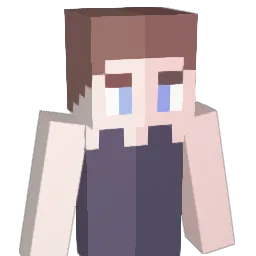 f1ctional Minecraft avatar bust