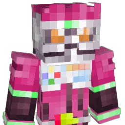 famous233 Minecraft avatar bust