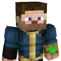 fananna Minecraft avatar bust