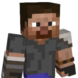 fancydress Minecraft avatar bust