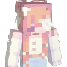 femsilent Minecraft avatar bust
