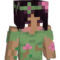 fi5hgirl Minecraft avatar bust