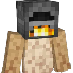 fireboness Minecraft avatar bust