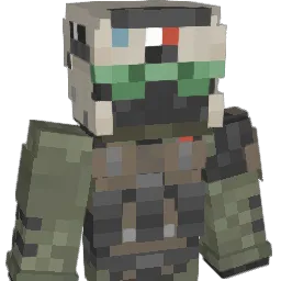 firebudgy Minecraft avatar bust
