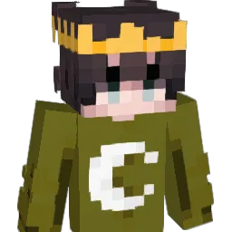 firecart Minecraft avatar bust