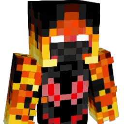 fireinx Minecraft avatar bust