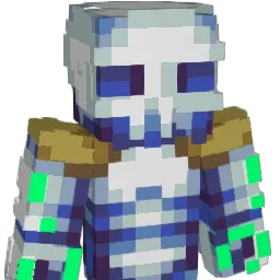 firepizza Minecraft avatar bust