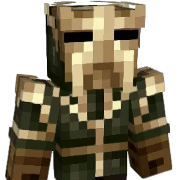 fleuescent Minecraft avatar bust