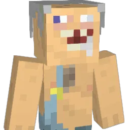 floridacorn Minecraft avatar bust